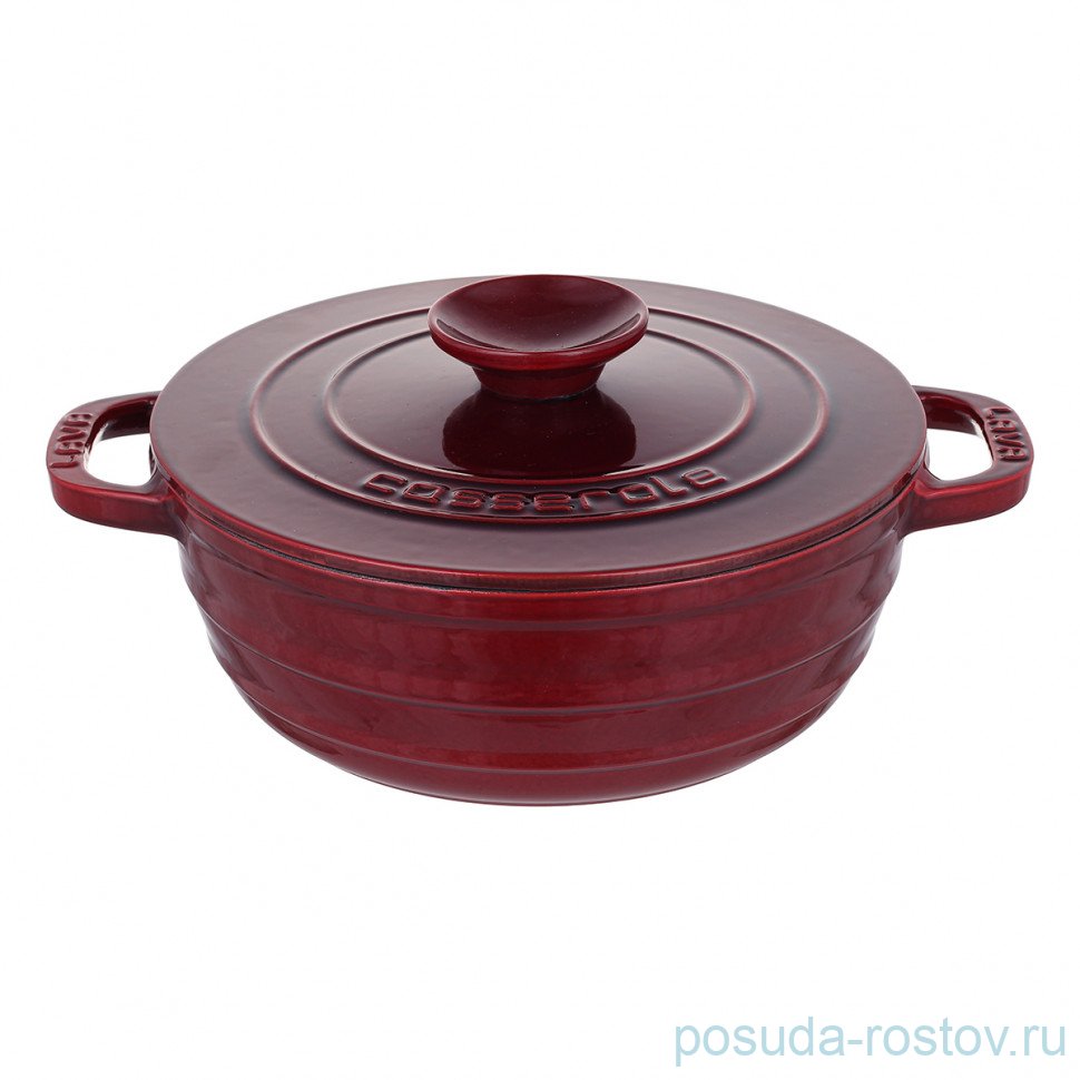 Кастрюля 28 см с крышкой 5,2 л "Lava /Majolica Aubergine" / 336050