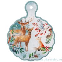 Подставка под горячее 15 х 19 см &quot;зимняя сказка /звери&quot; / 256191