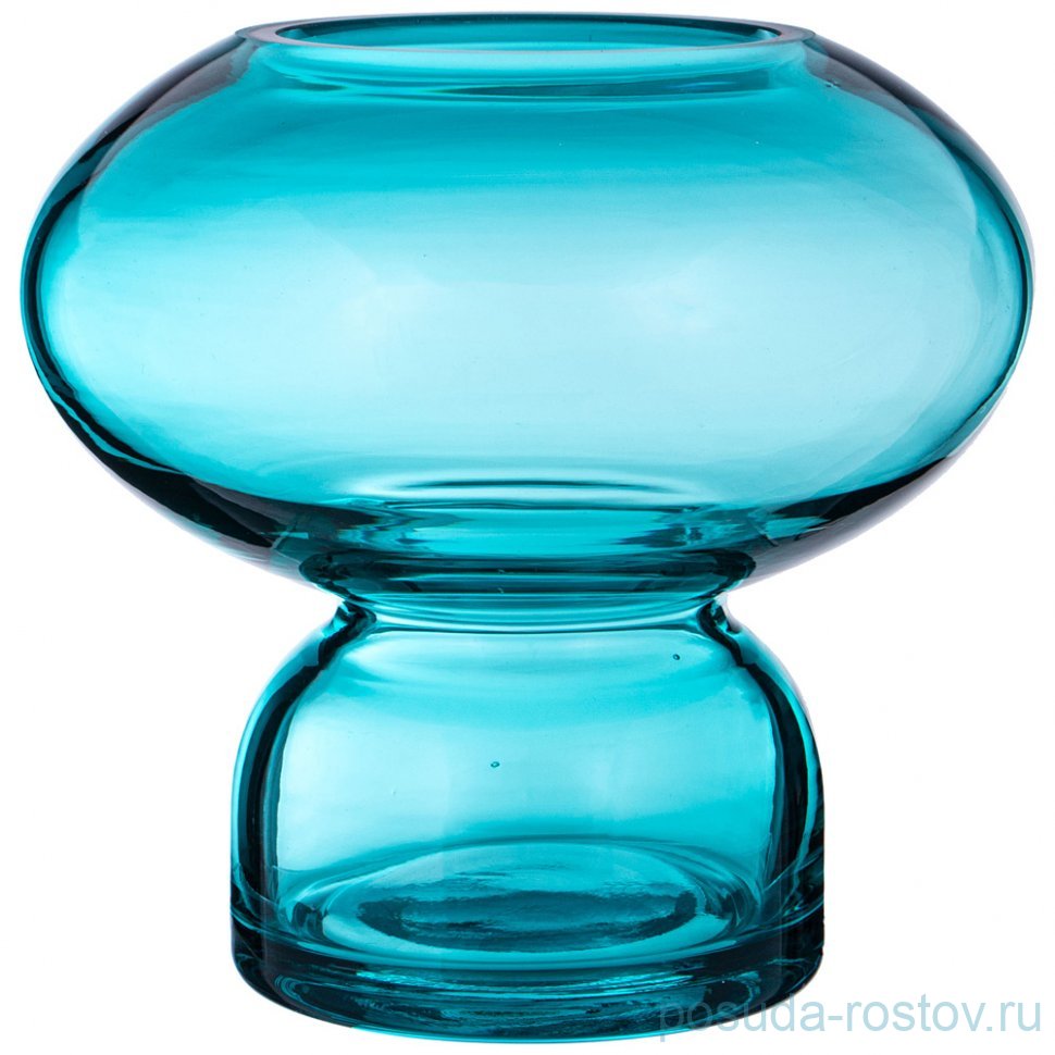 Ваза для цветов 15 х 15 х 13,5 см "Darte blue" / 338581