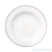 Набор тарелок 23 см 2 шт глубокие &quot;Repast /Белый орнамент&quot; / 225382