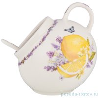 Солонка 10 х 5 см с ложкой &quot;Прованс /Лимоны&quot; / 263482