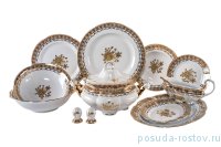 Столовый сервиз на 6 персон 26 предметов &quot;Болеро /Золотая роза /Бежевая&quot; / 203630