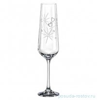 Бокалы для шампанского 200 мл 2 шт &quot;Сандра /Sparkly Love /C6106&quot; / 303508