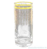 Стаканы для воды 300 мл 6 шт &quot;Широкое сусальное золочение&quot; / 062090