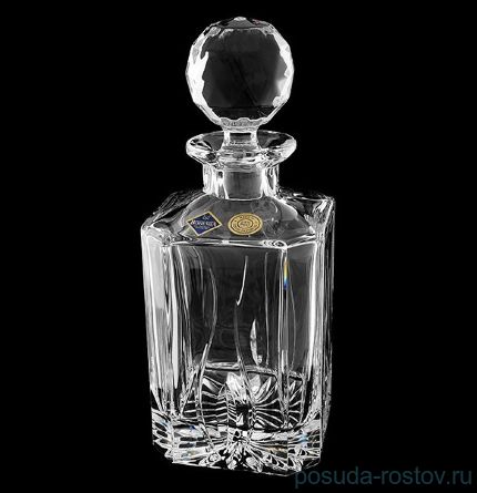 Графин для виски 800 мл &quot;Fiona /Без декора 53&quot; хрусталь Йиглава  / 093795