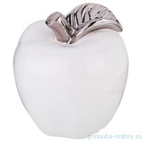 Статуэтка 13,5 х 13,5 х 13 см &quot;Яблоко /Серебряная коллекция&quot; / 193040