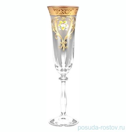 Бокалы для шампанского 190 мл 6 шт &quot;Анжела /Лепка /352&quot; E-V / 099856
