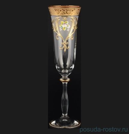 Бокалы для шампанского 190 мл 6 шт &quot;Анжела /Лепка /352&quot; E-V / 099856