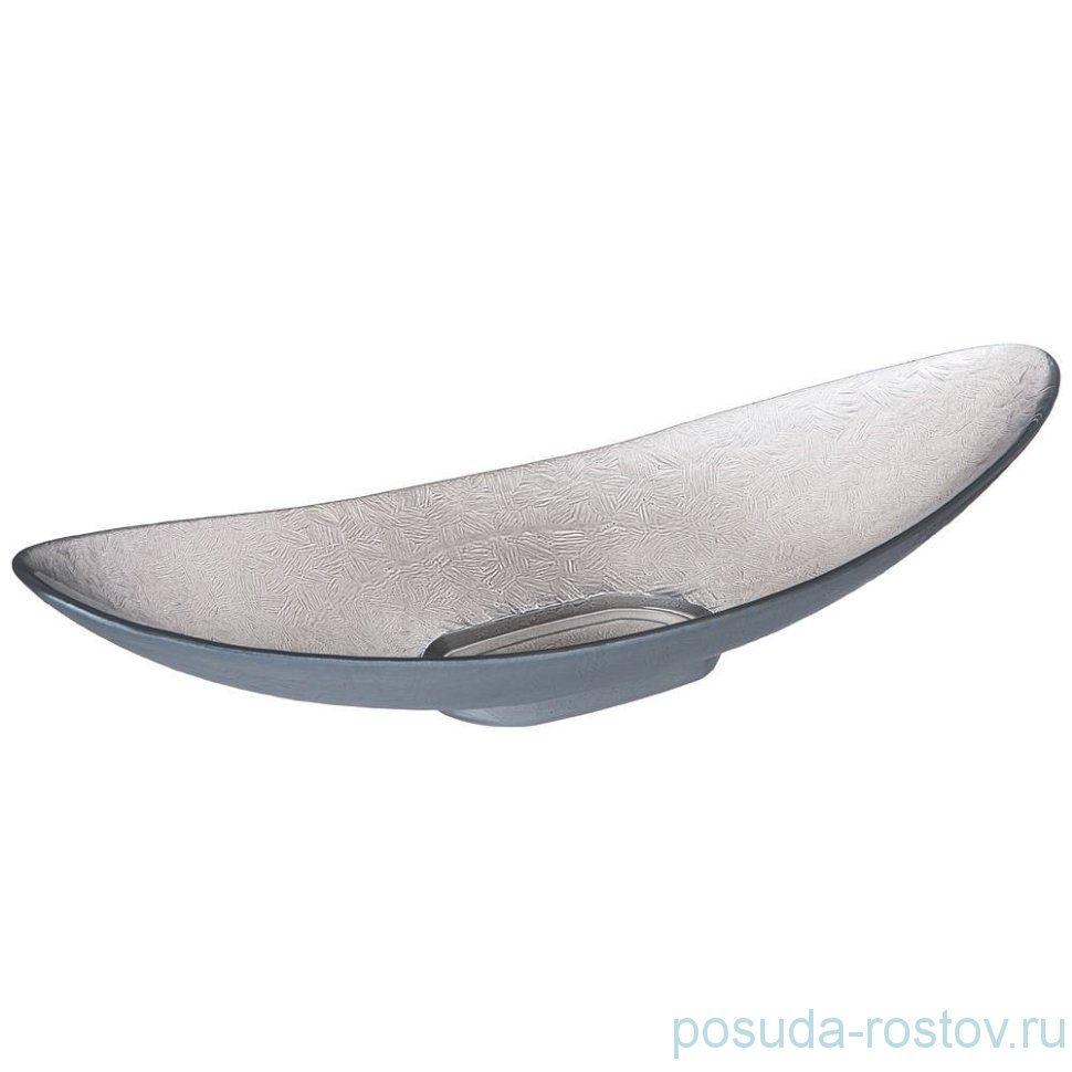 Блюдо 40 х 16 см овальное /серебро / 272630