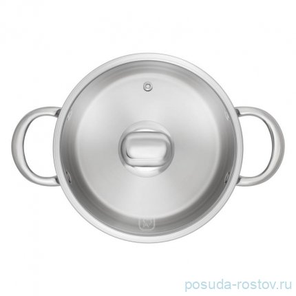 Кастрюля 24 см со стеклянной крышкой 5,1 л &quot;Merkur&quot; / 288179