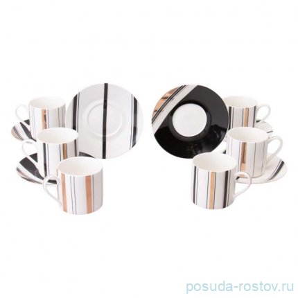 Кофейный набор lefard top style на 6 пер. 12 пр. 180 мл / 363044