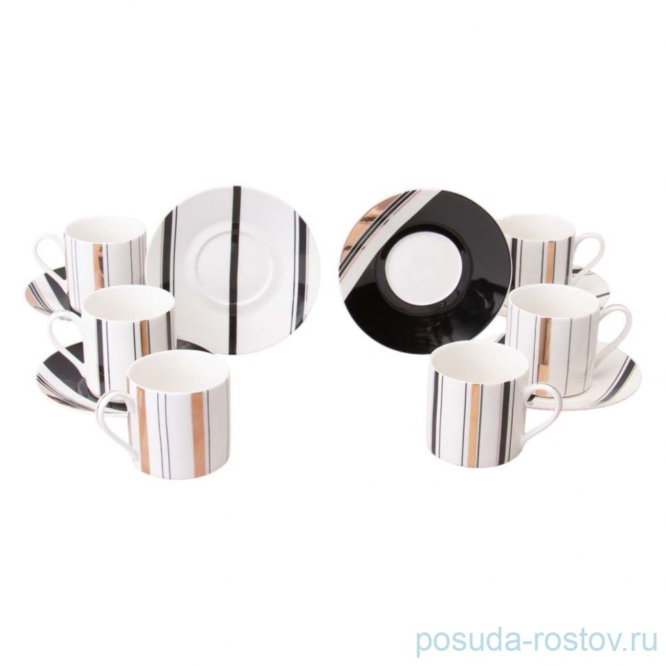 Кофейный набор lefard top style на 6 пер. 12 пр. 180 мл / 363044