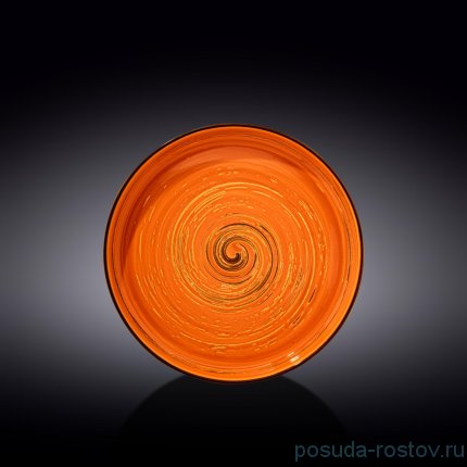 Тарелка 23 см оранжевая &quot;Spiral&quot; / 261577
