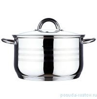 Кастрюля 20 см с крышкой 3,8 л &quot;Gourmet Line&quot; / 130156