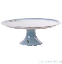 Тортница 33 см н/н &quot;Алвин голубой&quot; / 001597