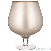 Ваза для цветов 26 см &quot;Napolion sparkle beige&quot; / 245043
