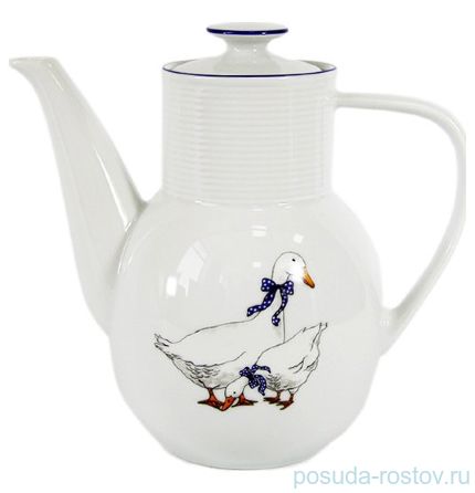 Кофейник 1,3 л &quot;Катрин /Гуси&quot; / 070433