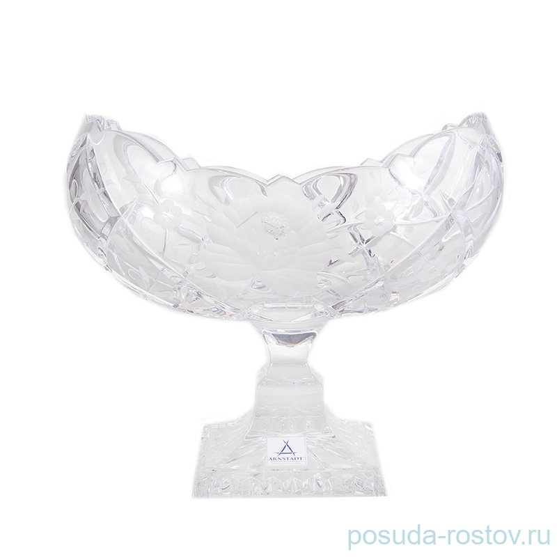 Ваза для фруктов 26 см н/н Ладья "Роза /Без декора" / 262947
