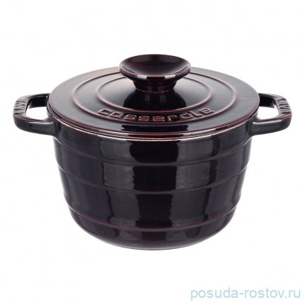 Кастрюля 23 см с крышкой 4,9 л &quot;Lava /Majolica Aubergine&quot; / 336054