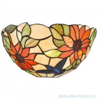 Бра 1 рожковый &quot;Tiffany&quot; Цветы и птицы / 304766