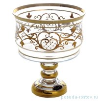 Конфетница 16 см н/н &quot;Лепка /Золотой узор&quot; SC / 129179