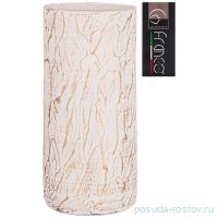 Ваза для цветов 12 х 26 см &quot;Cilindro tailor gold white&quot; / 288716