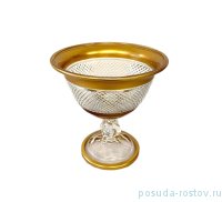 Ваза для конфет 17 х 17 см н/н &quot;Barok /Золото&quot; / 256473