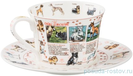 Чайная пара 225 мл 1 шт &quot;The world of the dog&quot; / 189234