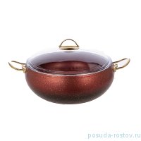 Кастрюля 30 х 11,5 см с антипригарным гранитным покрытием 7,5 л красная &quot;KEOPS SETS&quot; / 166097