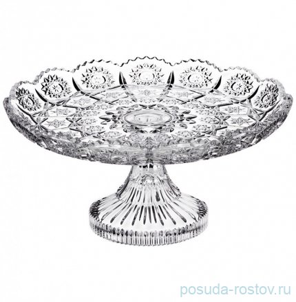 Конфетница 18 х 18 х 9,5 см н/н &quot;Muza Crystal /Резная&quot; / 169713