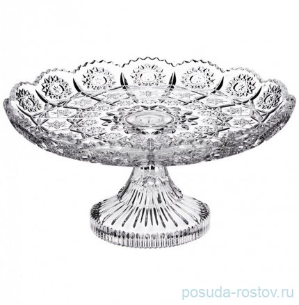 Конфетница 18 х 18 х 9,5 см н/н &quot;Muza Crystal /Резная&quot; / 169713