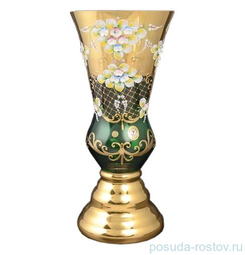 Ваза для цветов 30 см "Лепка зеленая" 15 / 042197