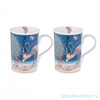 Набор кружек 320 мл 2 шт &quot;Christmas /Печворк&quot; / 355099