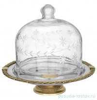 Тортница 24 x 24 x 21 см н/н с крышкой &quot;Black Pearl&quot; / 285550