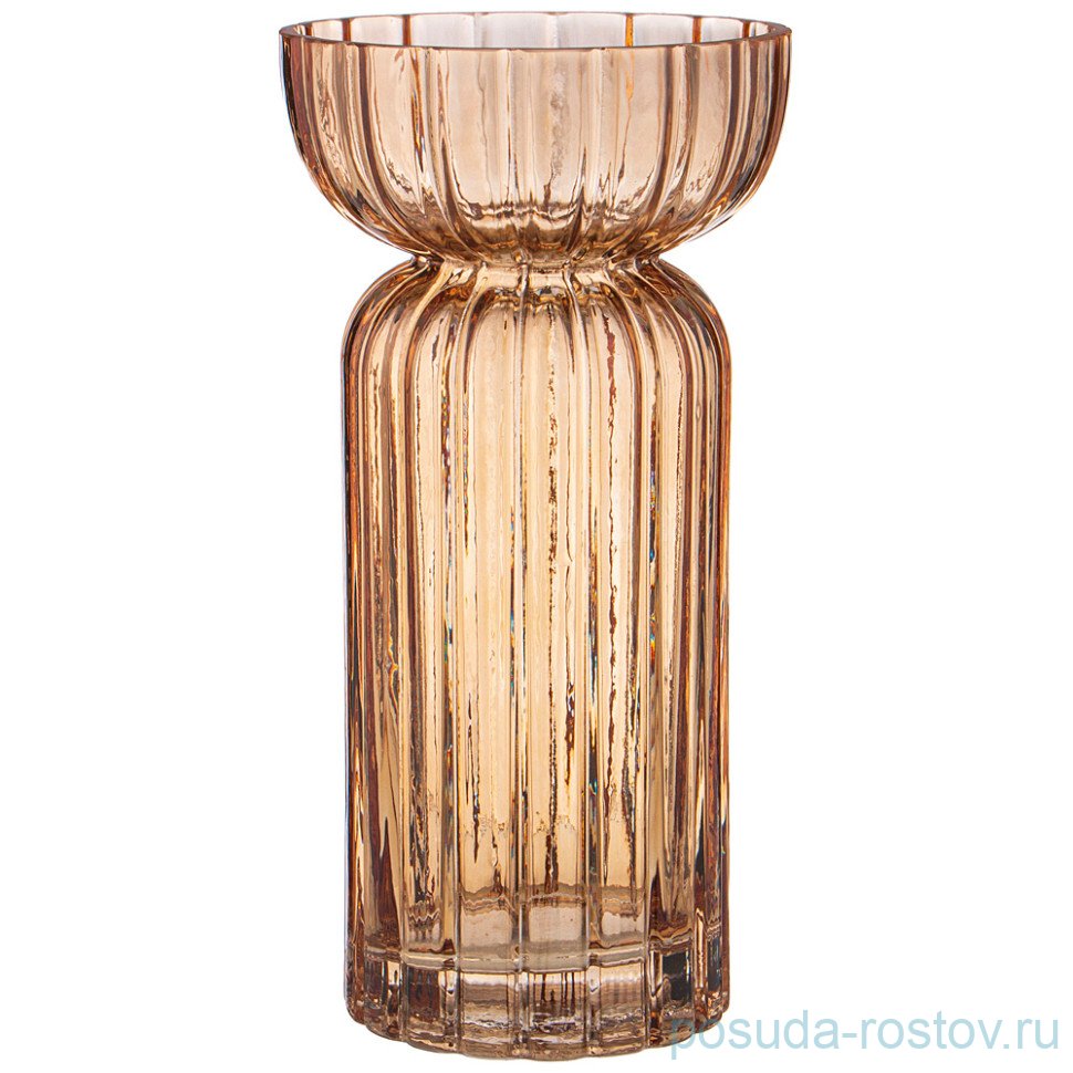 Ваза для цветов 12,5 х 25 см "Creation amber"  / 336360