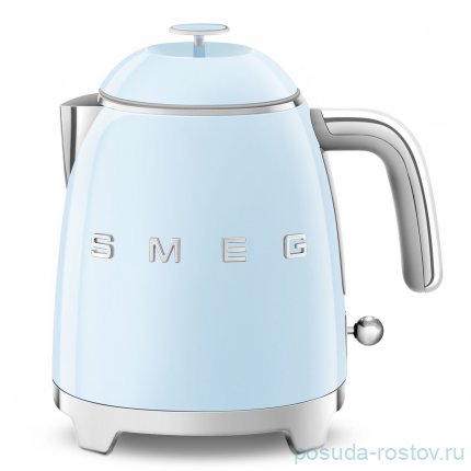 Чайник электрический 800 мл мини 1400 Вт пастельный голубой &quot;Smeg&quot;  / 251739