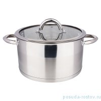 Кастрюля 22 х 12,5 см со стеклянной крышкой 4,6 л &quot;Midnight&quot; / 253973