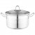 Кастрюля 22 x 12 см со стеклянной крышкой 4,2 л agness / 339525