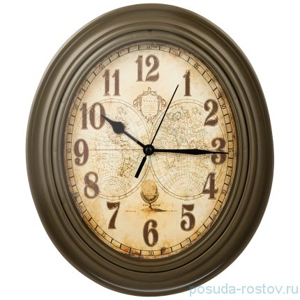 Часы настенные 24,4 х 22,5 х 3,8 см овальные &quot;АНТИК&quot; / 268849