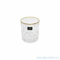 Стаканы для виски 300 мл 6 шт &quot;Опера /Отводка золото&quot; AS Crystal / 335310