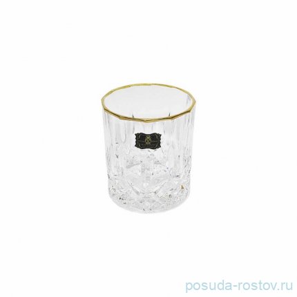 Стаканы для виски 300 мл 6 шт &quot;Опера /Отводка золото&quot; AS Crystal / 335310