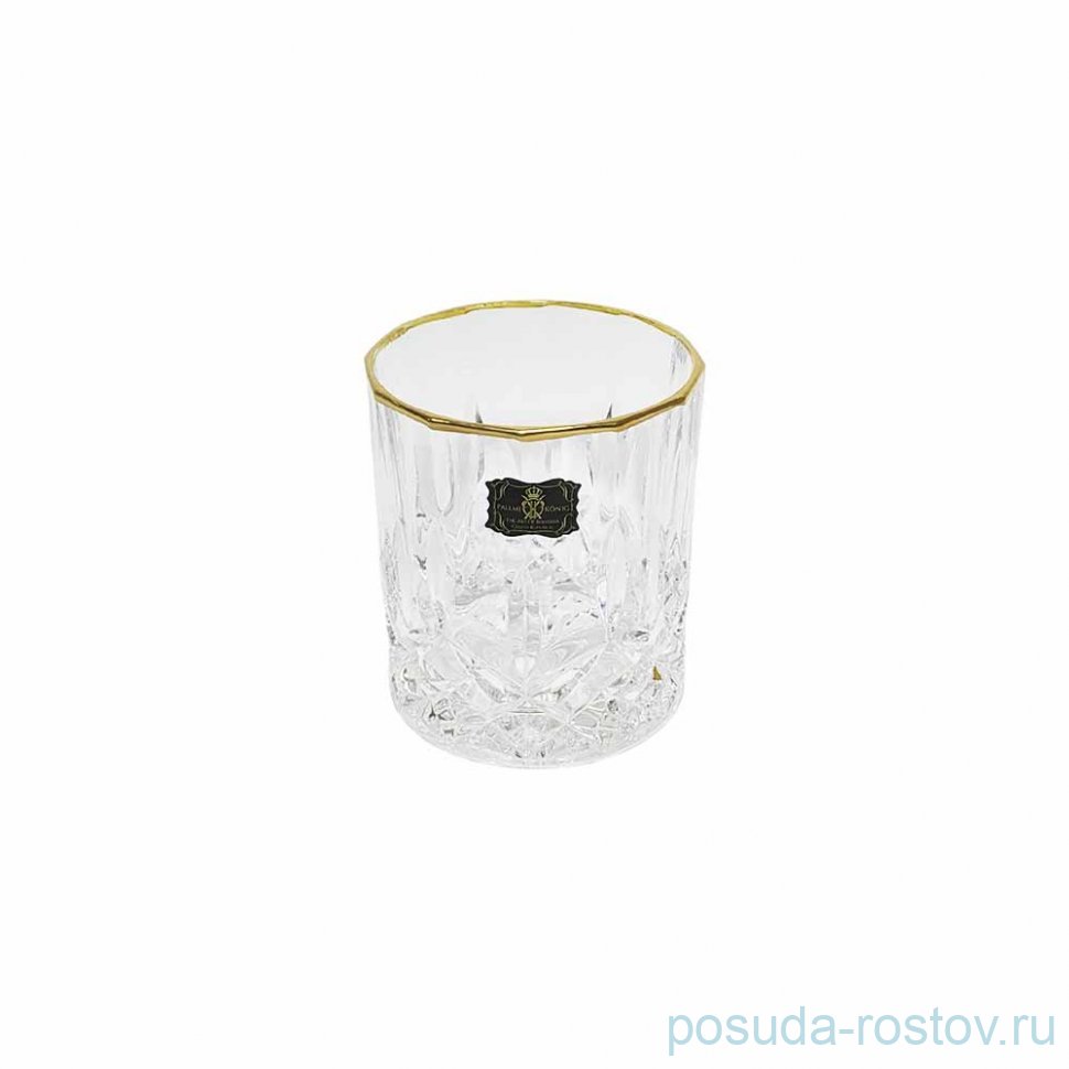 Стаканы для виски 300 мл 6 шт "Опера /Отводка золото" AS Crystal / 335310
