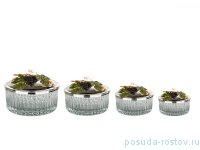 Банка для сыпучих продуктов 8 х 6 см с крышкой &quot;Виноград&quot; / 208751