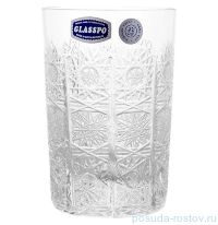Стаканы для воды 280 мл 6 шт &quot;Glasspo /Хрусталь резной&quot; / 028410