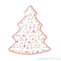 Блюдо 20 см Ёлочка &quot;Christmas world /Toys red&quot; / 273726
