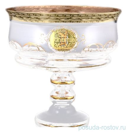 Ваза для фруктов 26 см н/н &quot;Богемия /Антик золото&quot; B-G / 091888