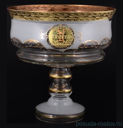 Ваза для фруктов 26 см н/н &quot;Богемия /Антик золото&quot; B-G / 091888