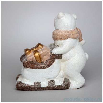 Фигурка 13,5 x 6,5 x 13 см&quot;Белый мишка&quot; / 355477