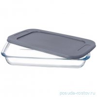 Форма для запекания 34,5 х 20, 6 х 5 см с крышкой 2,2 л &quot;Kitchen&quot; / 354372