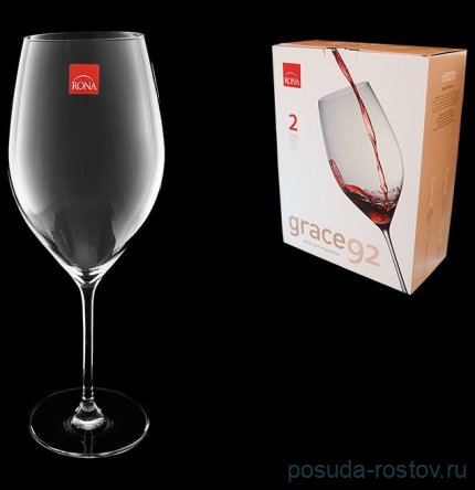 Бокалы для красного вина 920 мл 2 шт &quot;Grace /Без декора&quot; / 079422